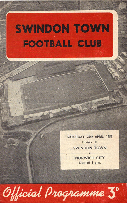 <b>Saturday, April 25, 1959</b><br />vs. Norwich City (Home)